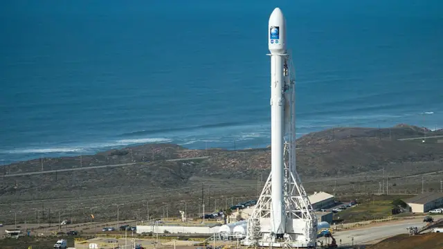 Un cohete Falcon9 de SpaceX (Foto: NASA)