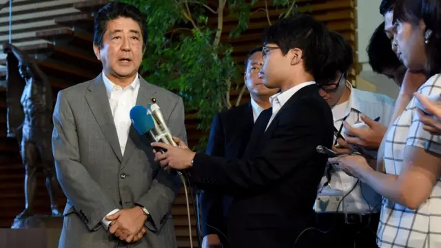 Shinzo Abe.