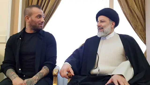 ابراهیم رئیسی و امیر تتلو