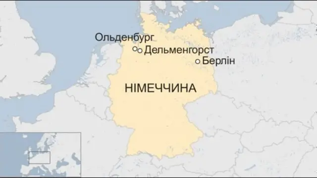 Карта Німеччини