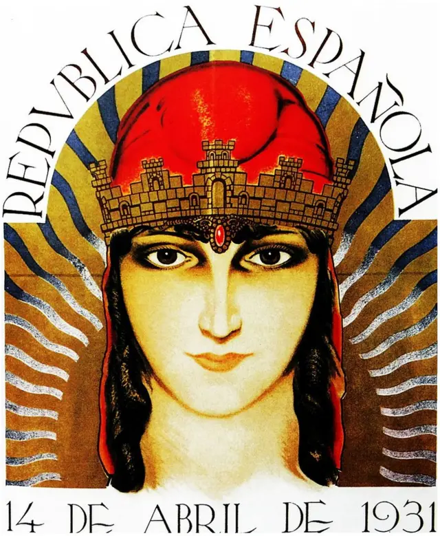 Poster conmemorativo de la II República.