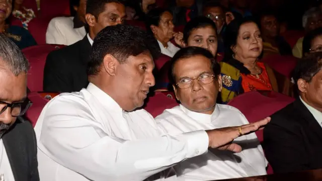 මෛත්‍රීපාල සිරිසේන හා සජිත් ප්‍රේමදාස