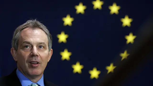 Tony Blair in 2005 file pic