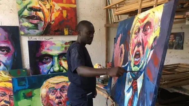 Yegonizer, msanii wa kuchora asema watu hupendelea sana picha za rais Obama