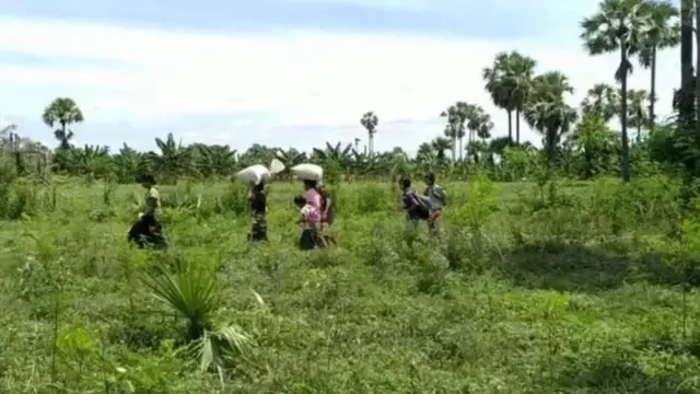 ဒီပဲယင်း အနောက်ဘက်ခြမ်းက စစ်ရှောင်များ