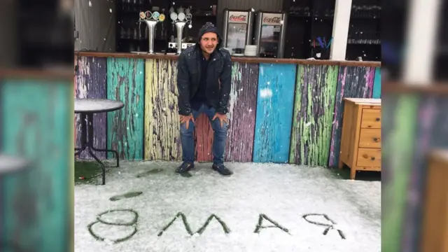 Заснеженная веранда