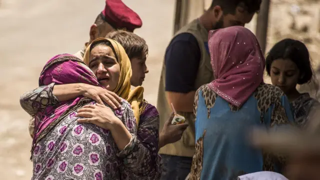 Жители Мосула