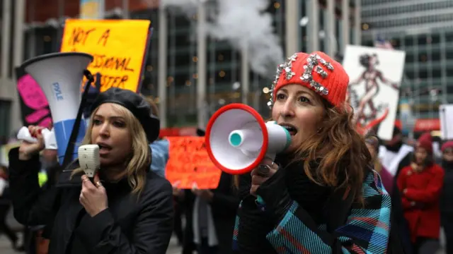 Marcha de la Mujer en Nueva York.