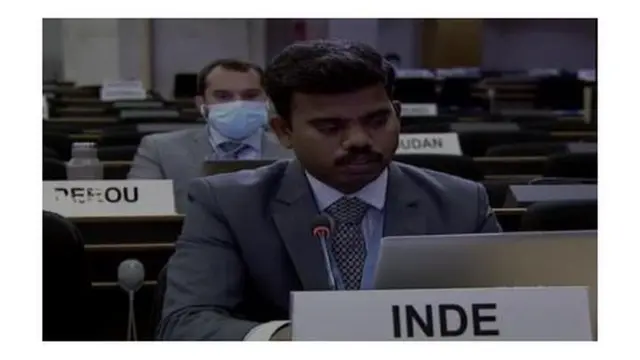 "காஷ்மீர் முதல் பலூசிஸ்தான்வரை மனித உரிமை மீறல்" - பாகிஸ்தானுக்கு எதிராக பட்டியலிட்டு குற்றம்சாட்டிய தமிழக வெளியுறவு அதிகாரி செந்தில் குமார்