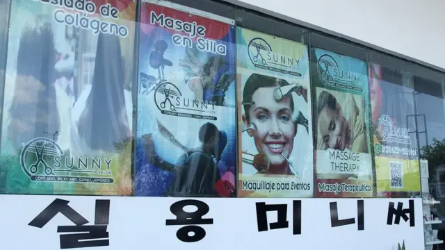 Aviso en coreano