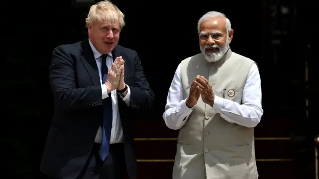 मोदी-बोरिस जॉनसन