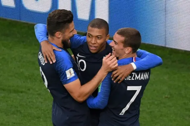 Mbappé et ses coéquipiers