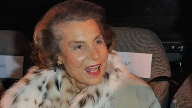 લૉરિયલના માલિક લિલિયન બેટનકોર્ટની તસવીર