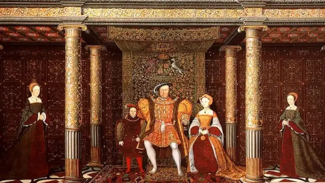 Генрих VIII с семьей