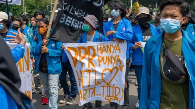 Demo tolak UU Cipta Kerja