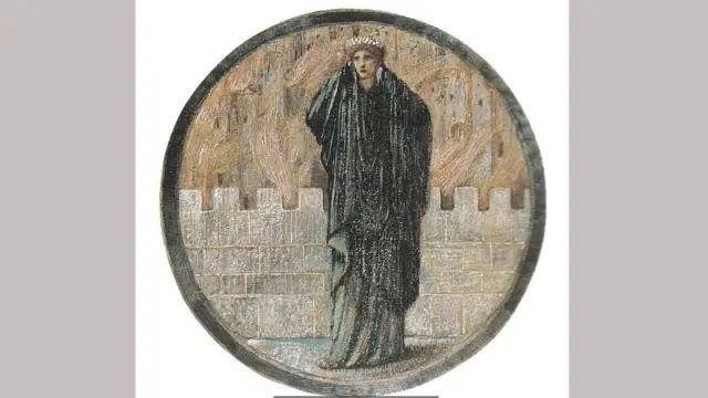 لوحة تعود لعام 1882 للفنان إدوارد برن-جونز