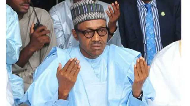 Aarẹ Buhari n gbadura