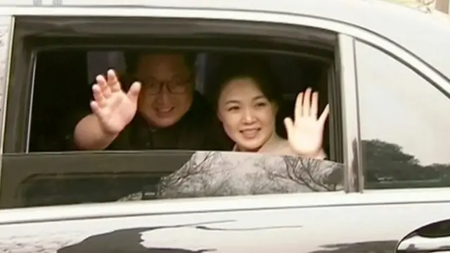 કિમ જોંગ ઉનની ચીનની મુલાકાત દરમિયાન.