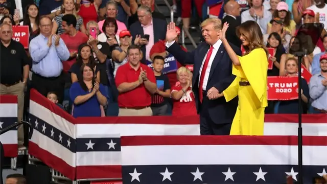 Дональд Трамп і Меланія Трамп у Флориді