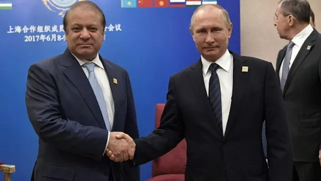 نواز شریف اور ولادمیر پوتن