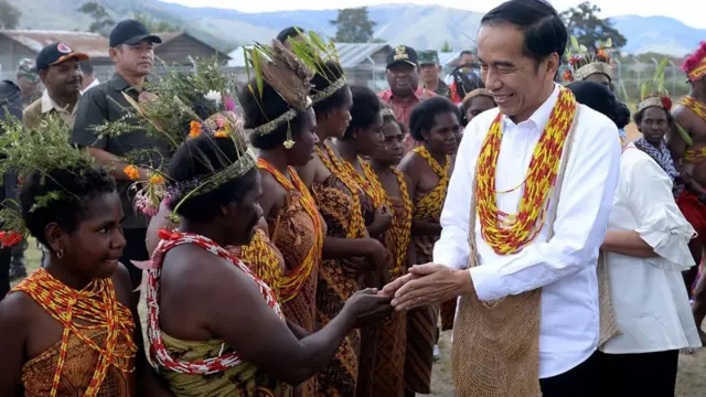 Presiden Jokowi di Papua