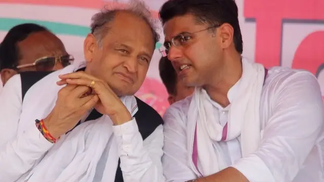 सचिन पायलट, अशोक गहलोत