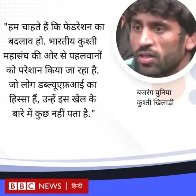 भारतीय कुश्ती संघ विवाद धरना