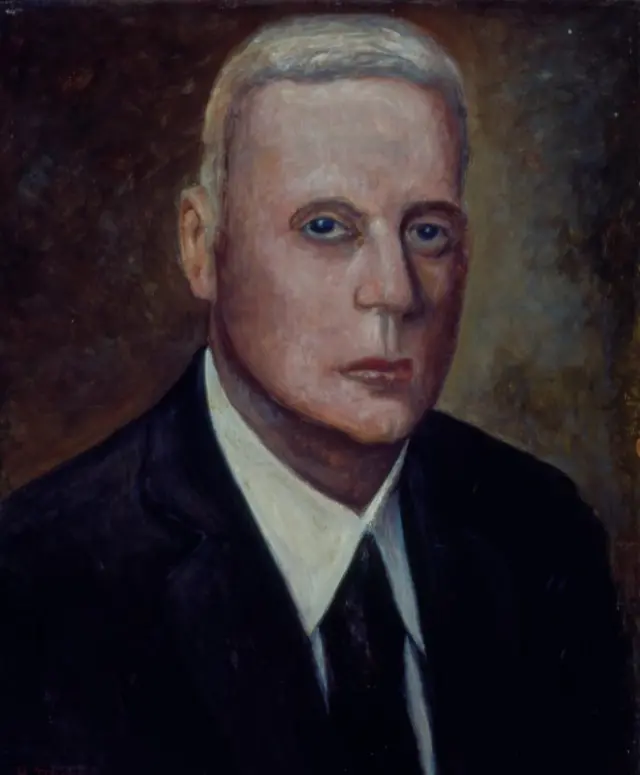 Retrato do historiador Afonso Taunay, feito pelo artista Henrique Manzo