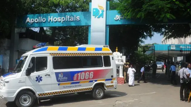 ஜெயலலிதா அனுமதிக்கப்பட்ட அப்போலோ மருத்துவமனை