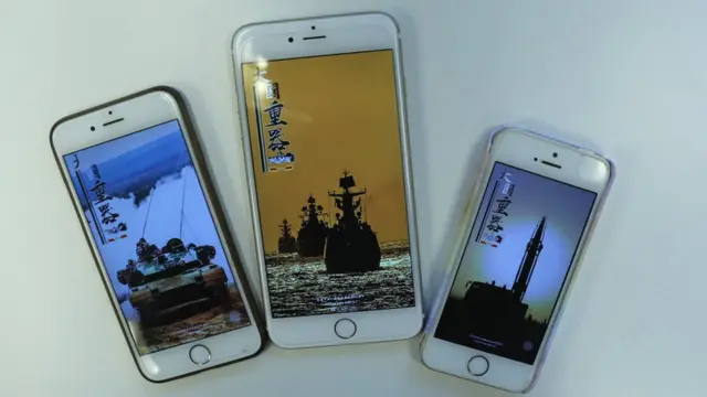 "大国重器"系列手机桌布。