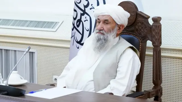 अफ़ग़ानिस्तान की अंतरिम सरकार के मुखिया मुल्ला मोहम्मद हसन अख़ुंद