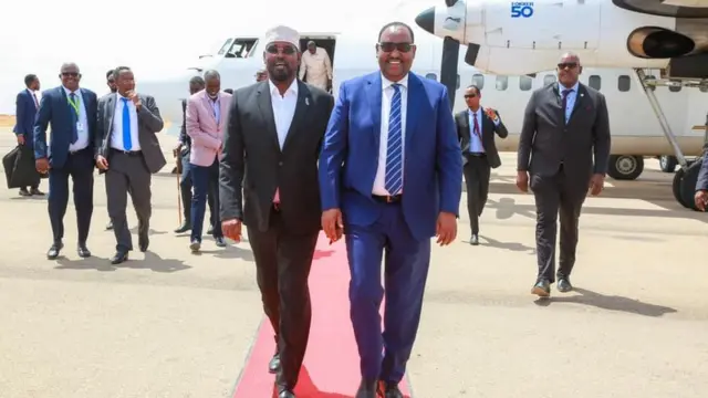 Madaxda Puntland iyo Jubbaland ayaa ku sugan Muqdisho