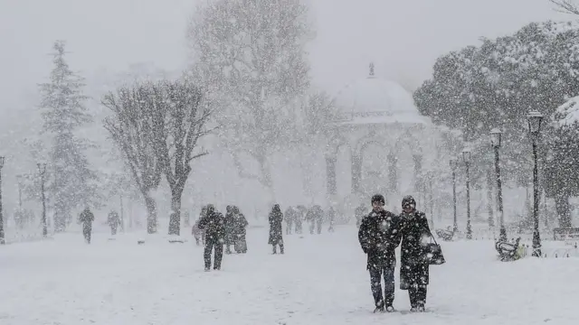 İstanbulun Sultanahmet Meydanı.
