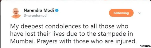 पंतप्रधान नरेंद्र मोदी यांचे ट्वीट.