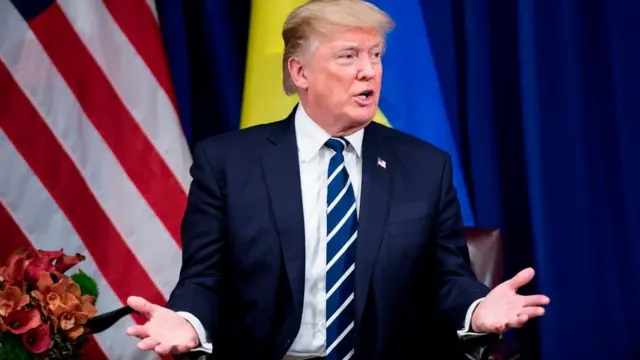 На употреблении формы the Ukraine поймали, в частности, Дональда Трампа