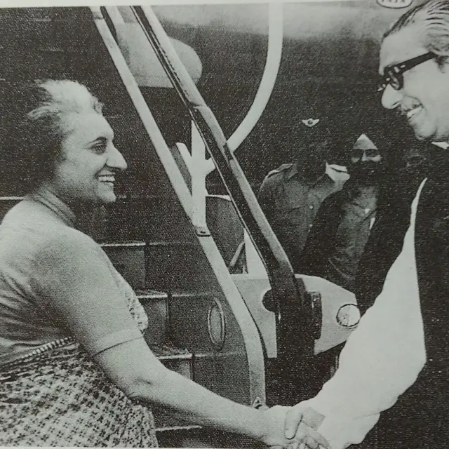 इंदिरा गांधी, शेख मुजीबुर रहमान