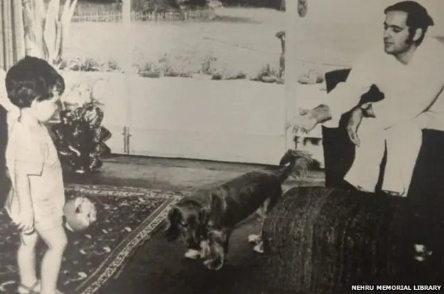 राहुल गांधींसोबत संजय गांधी