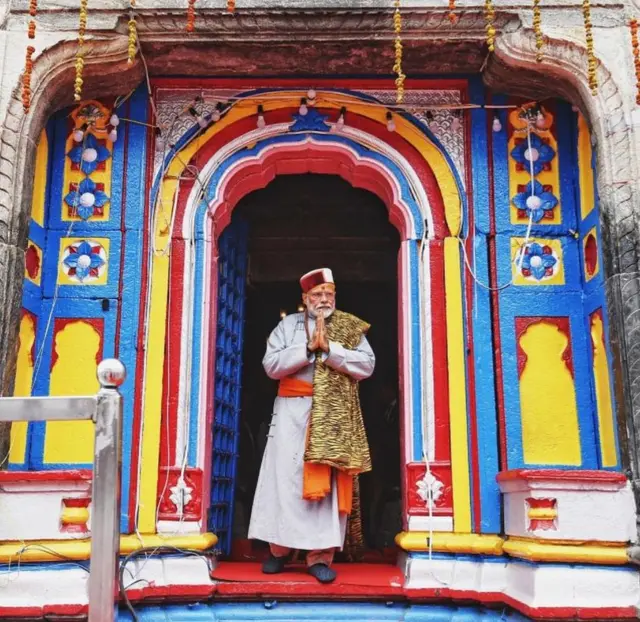 नरेंद्र मोदी, केदारनाथ मंदिर