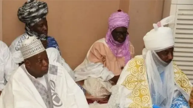 Govnor Ganduje and Emir Sanusi
