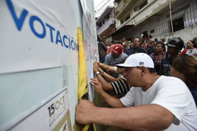 Qué se juegan el gobierno y la oposición de Venezuela en las elecciones regionales de este domingo - BBC News Mundo