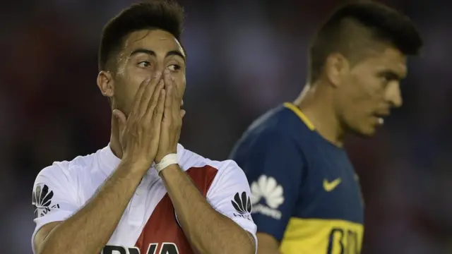 Jugadores de Boca y River