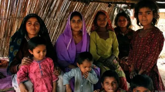 દક્ષિણ દિલ્લીની સંજય ગાંધી કૉલોનીમાં સ્થિત પાકિસ્તાની હિંદુઓની તસવીર