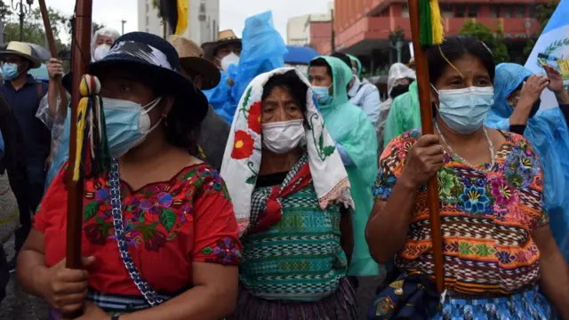 Protesta en Guatemala