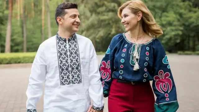 Фото четы Зеленских в 2020 году