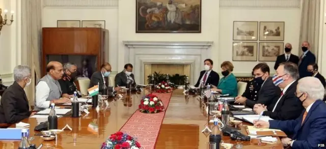 انڈیا اور امریکہ 2+2 اجلاس