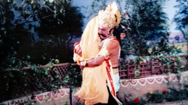 ધારાવાહિકના રાવણનો ફોટો