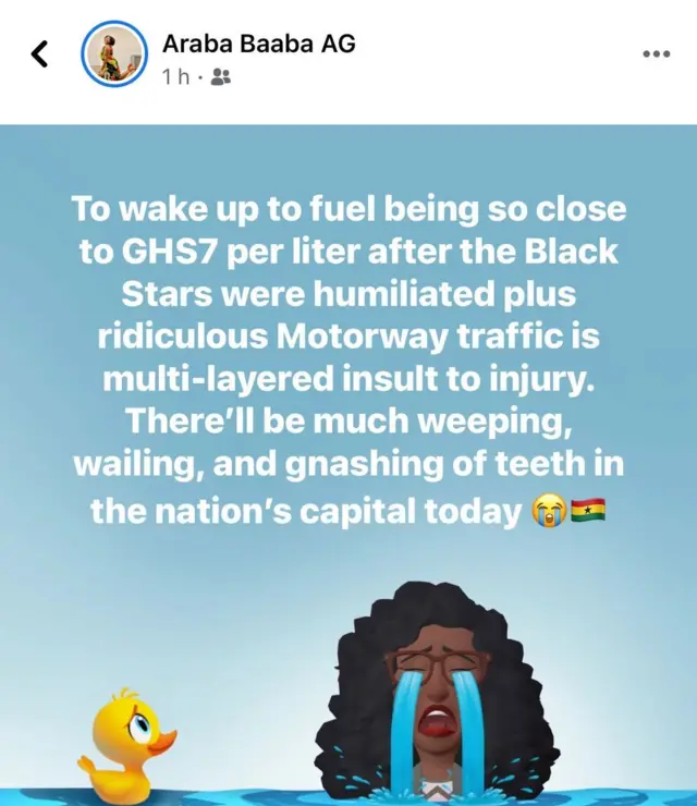 Screengrab of reactions from Twitter