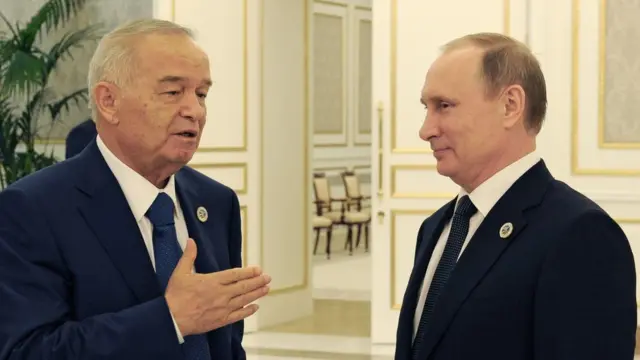 Ислам Каримов и ВладимирПутин