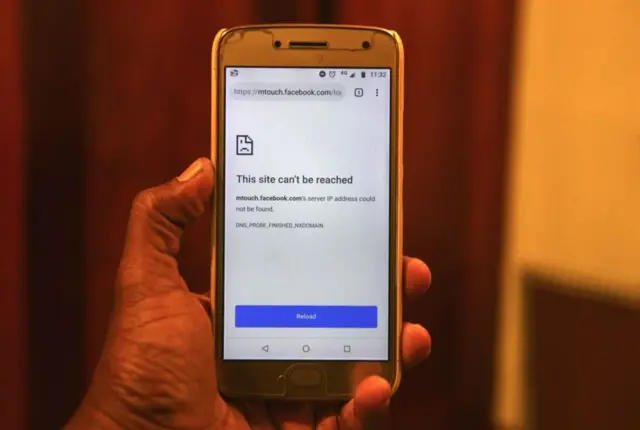 social media blockade