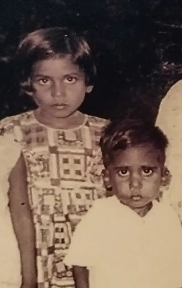 கோவையில் பிரிந்து 40 ஆண்டுகள் கழித்து அமெரிக்காவில் சந்தித்த அக்கா - தம்பி